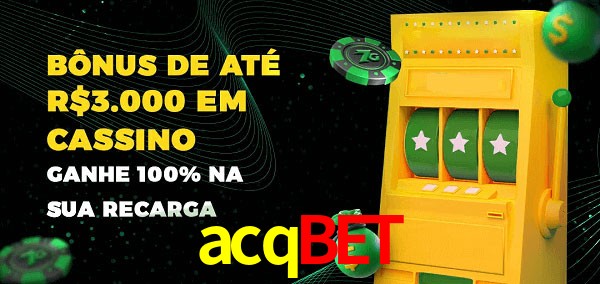 acqbet melhor bônus de depósito